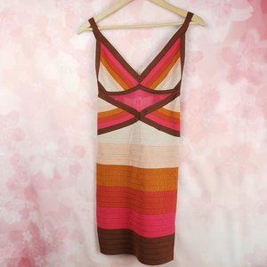 Missoni Multicolor Striped Bandage Dress 4 Small